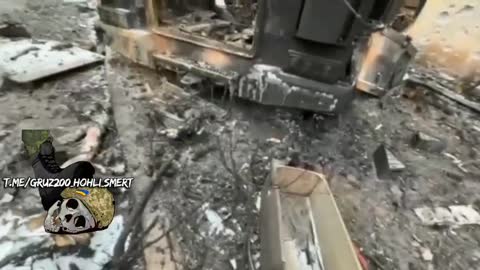 One destroyed Ukrainian Armoured Vehicle