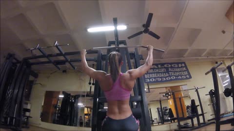 My girlfriend workout