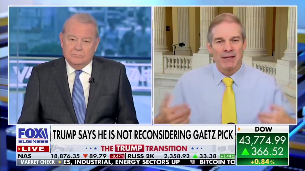 Jim Jordan: "Matt Gaetz is one of the most talented members we've ever had on our committee."