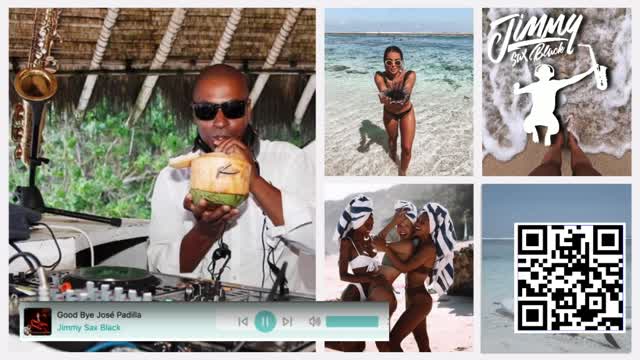 Bali Beach Club Life with Best DJ Sax Jimmy Sax Black