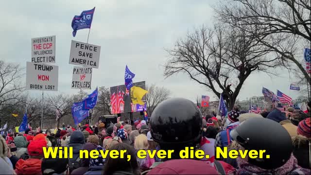 1/6/2021 Save America Rally compilation video