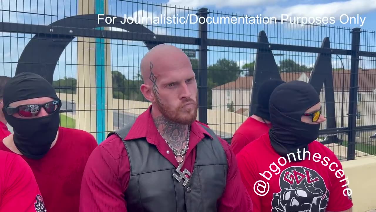 Neo-Nazi/White Supremacist group 'Blood Tribe' expresses their support for Joe Biden