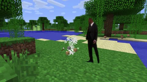 Will Smith Slaps Chris Rock in Minecraft