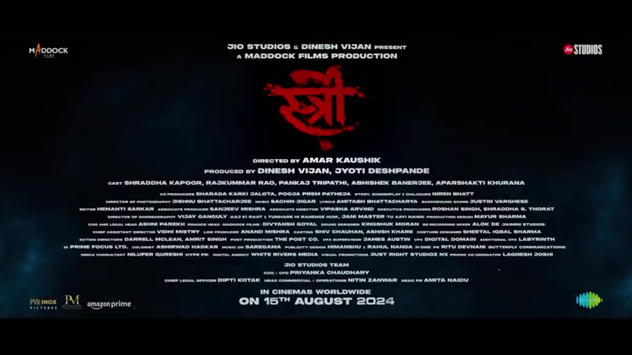 Stree 2 Official Trailer 15th Aug 2024