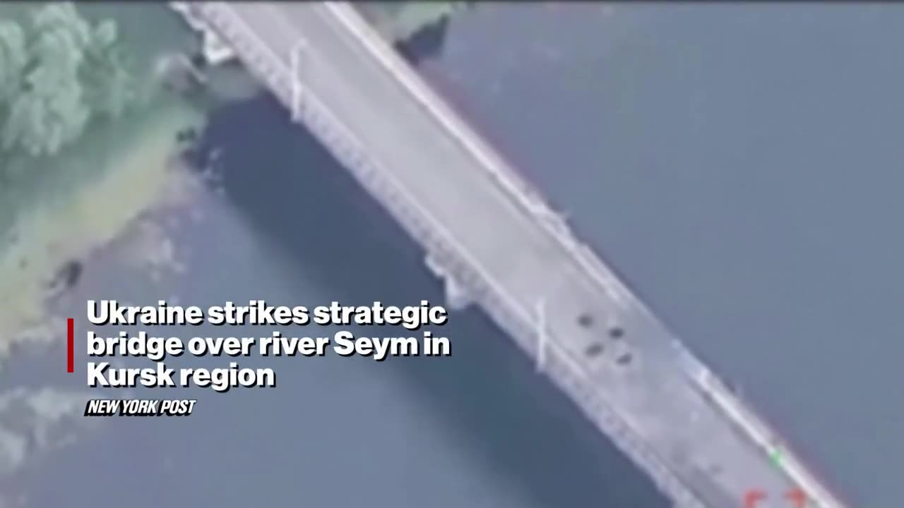 Ukraine strikes strategic bridge