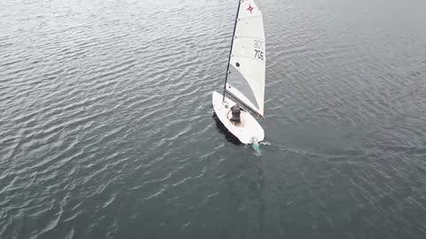 Chilled Summer sailing in the dinghy