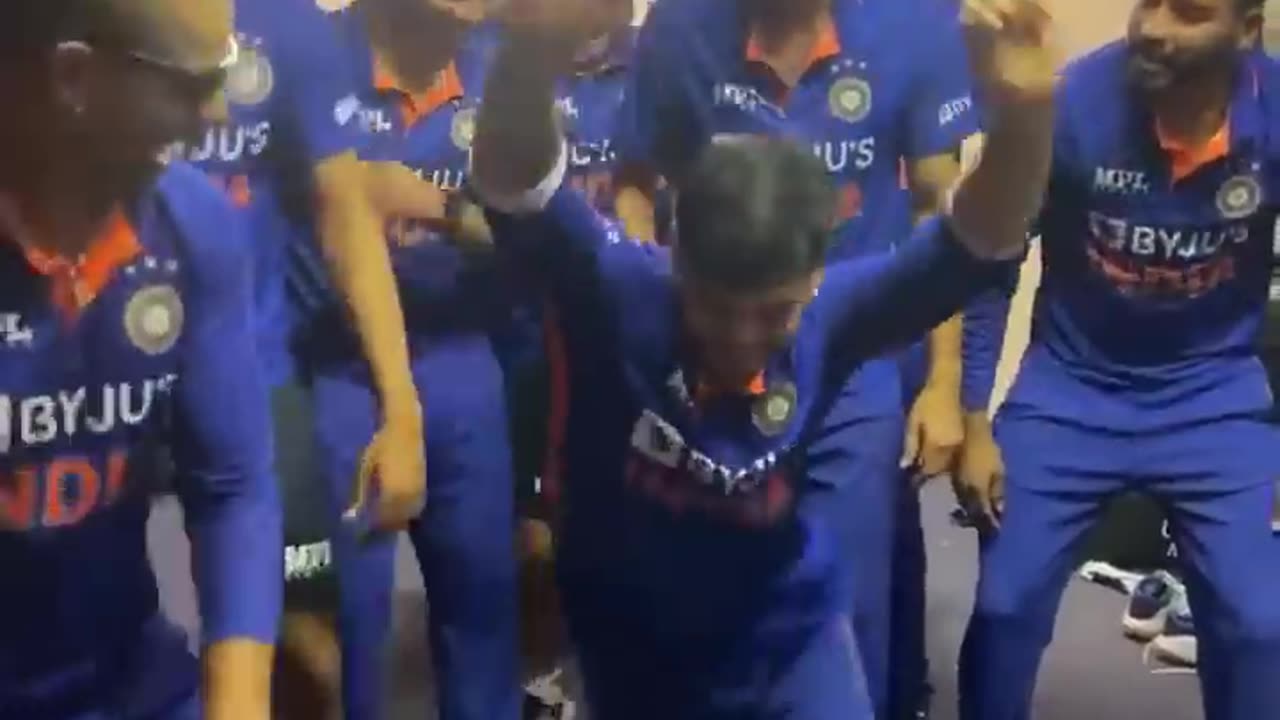 Team India match winning & celebration