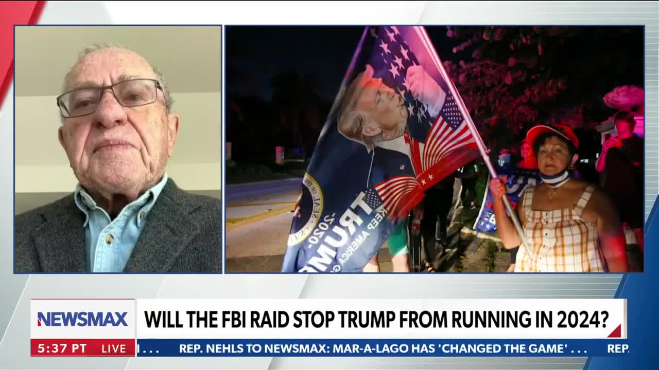 Alan Dershowitz EXPOSES leftist hypocrisy on Trump search warrant