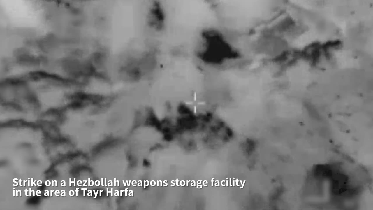 Attached is a video of IDF strikes in southern Lebanon: