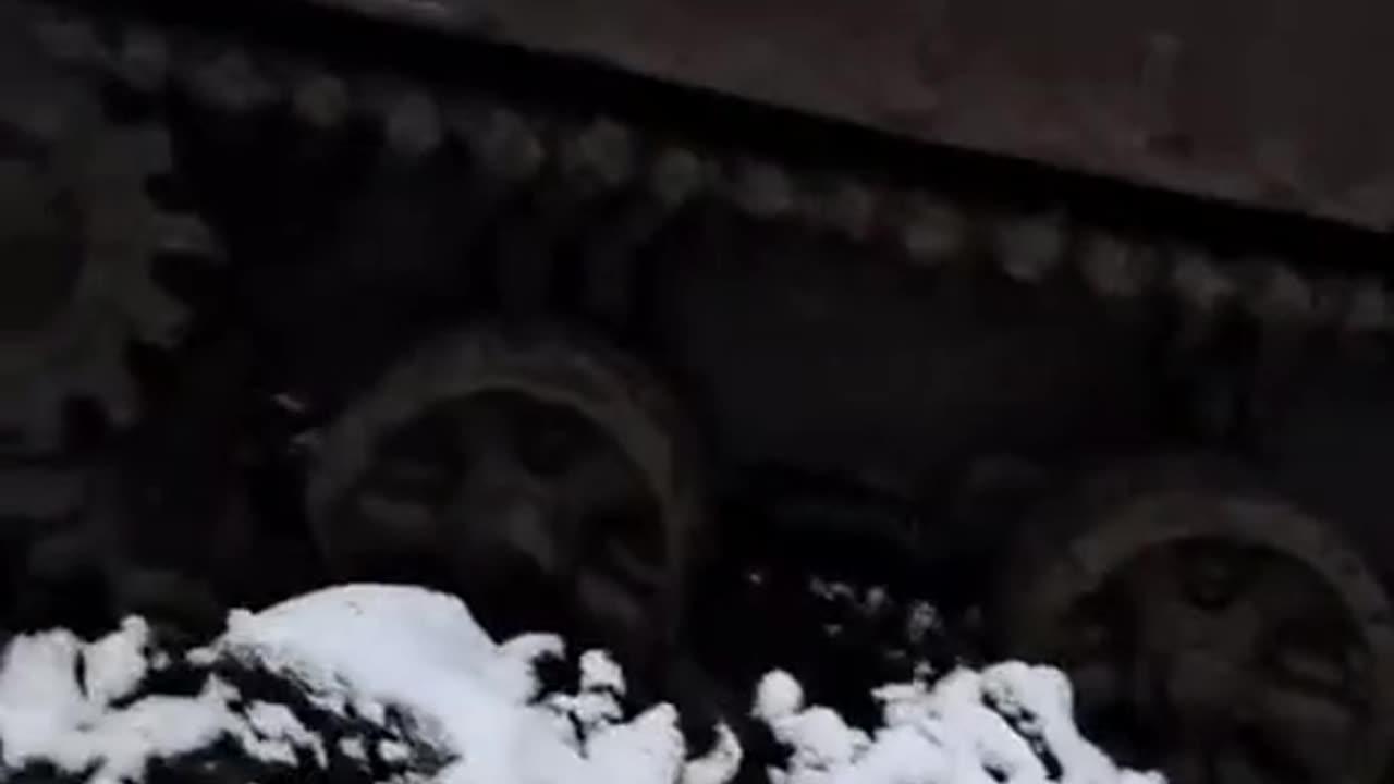 An Attempt to Use One Heavy Ukrainian Self-propelled Gun to Recover Another One Stuck in Mud