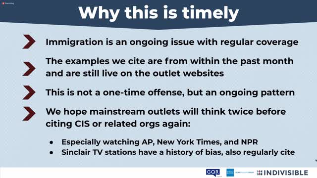Indivisible's "Truth" Brigade featuring Media Matters