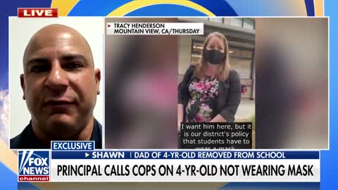 Principal calls police on maskless four-year-old student