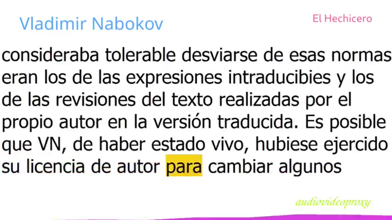 Vladimir Nabokov - El Hechicero