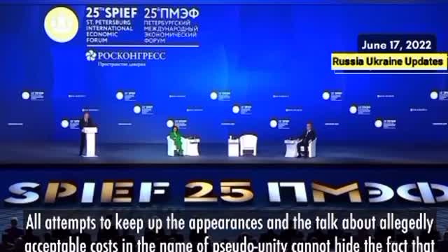 Putin: The EU has lost its political sovereignty