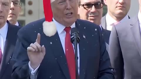 Santa's version of Donald Trump