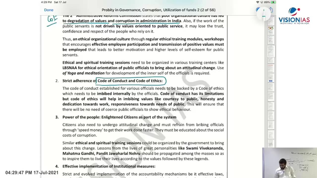 Ethics UPSC Paper 4 Mains CH16