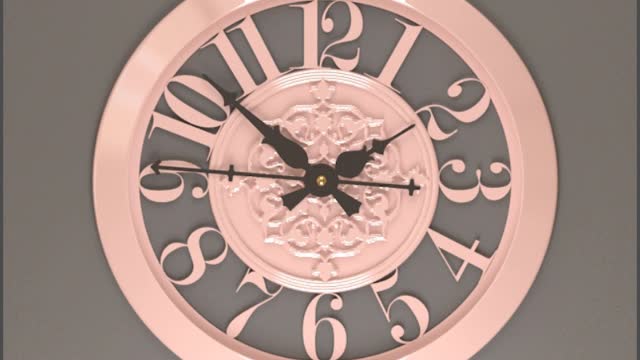 Wall Clock 3D Model