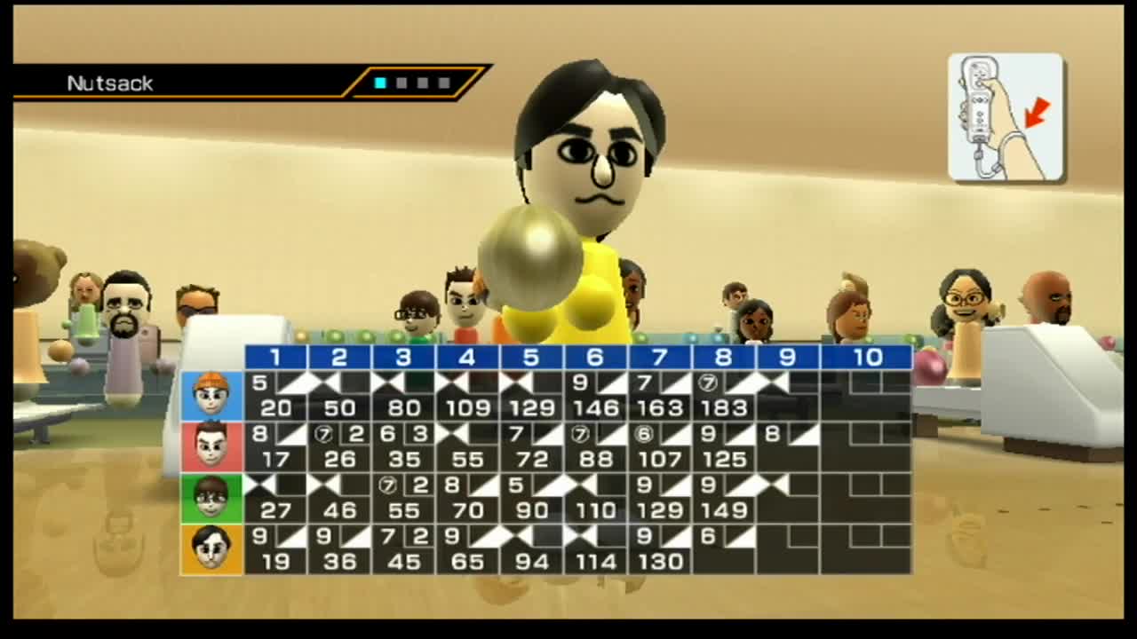 Wii Sports Bowling Game4 Part2