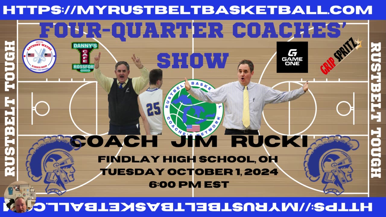 4-QUARTER COACHES' SHOW E31: COACH JIM RUCKI, FINDLAY HS (OH)