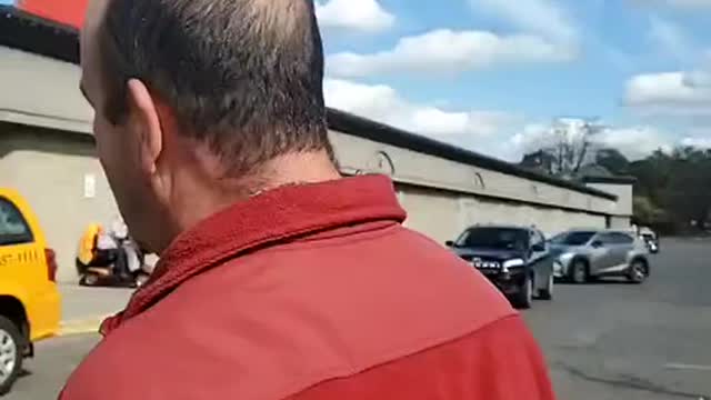 Who had the nerve to knock on my window to tell me how he feels about my signs