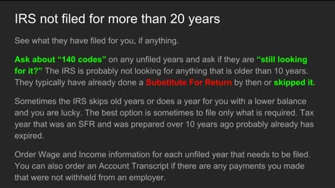 20 Years or More Of Unfiled Tax Returns: Here's What You Do