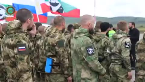 Další jednotky čečenských vojáků odcházejí tento týden z Grozného na Ukrajinskou frontu