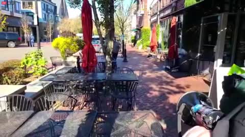 Antifa harass people walking the streets in Lake Oswego OR