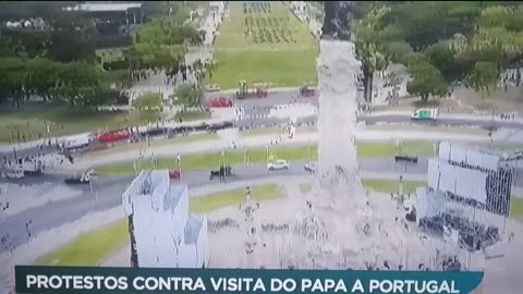 Protestos em Lisboa,Contra a Visita do Papa Francisco.