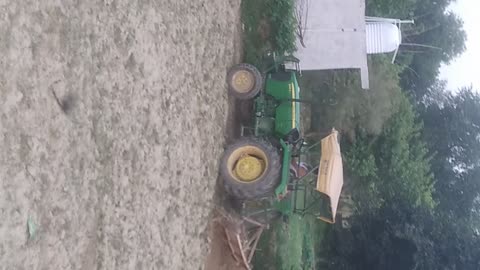 Cultivating by tractor