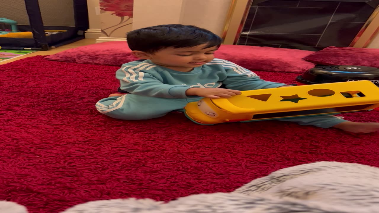 Baby karim’s reading alphabet…👦
