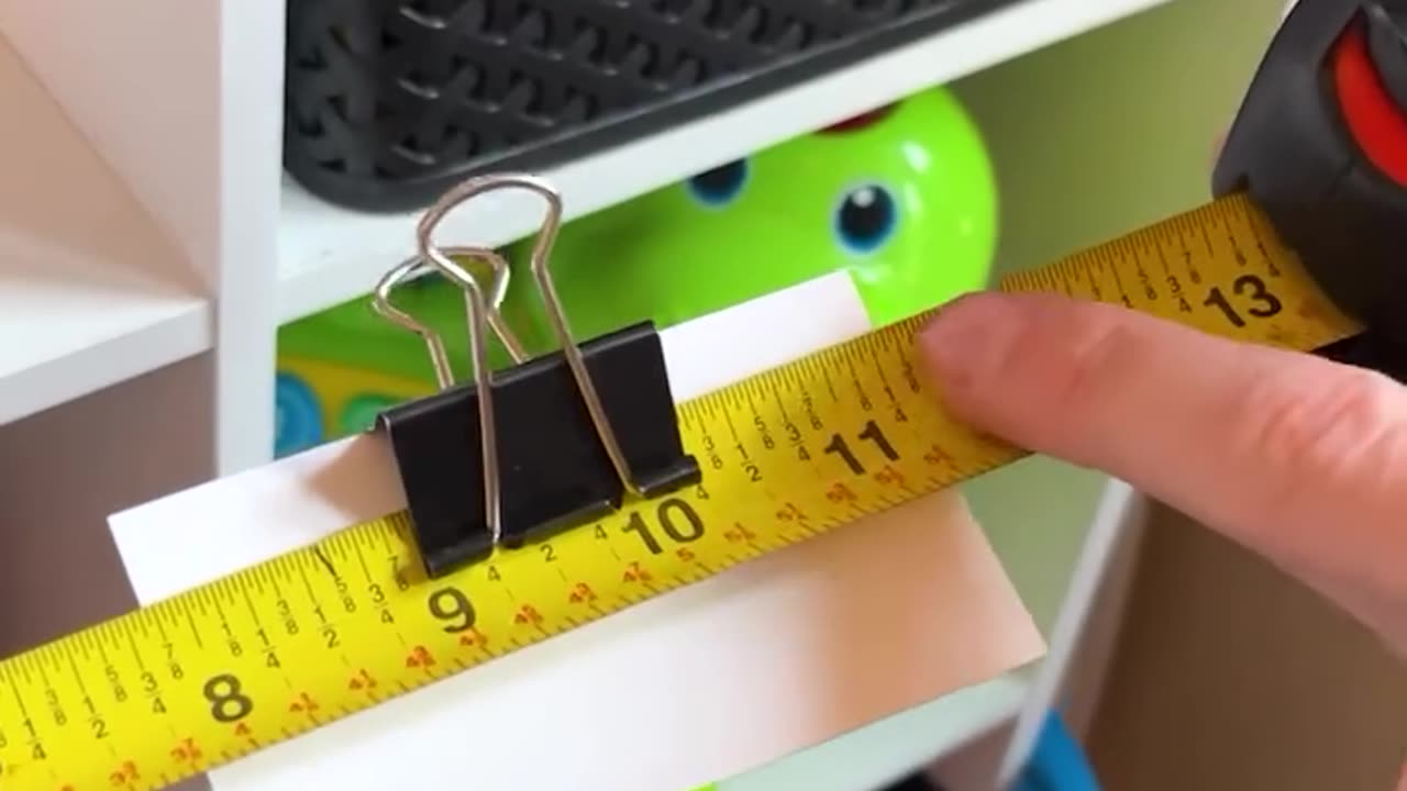 Use a business card to get an accurate measurement