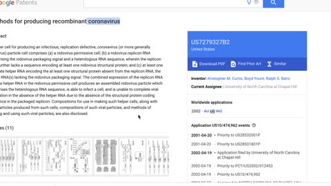 Covid is Patented by a US Military Doctor part 1