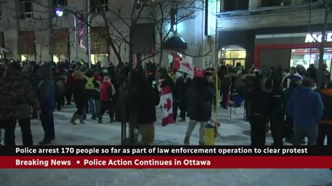 Police action continues in Ottawa | CBC News Special