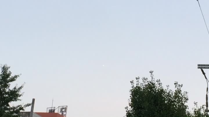 Objects flying in the sky