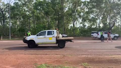 COVID-19 Manhunt Checkpoints In Australia