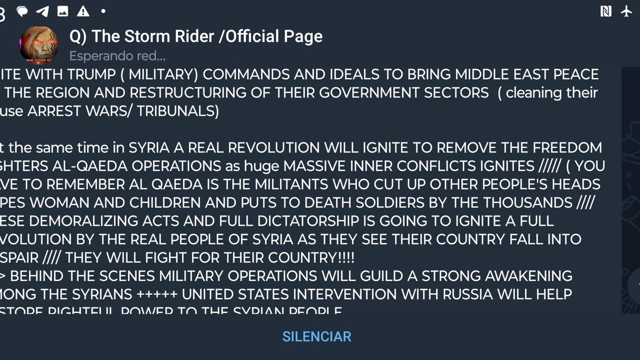 The Storm Rider explica el triunfo de Al Qaeda en Siria/Golpe de estado USA