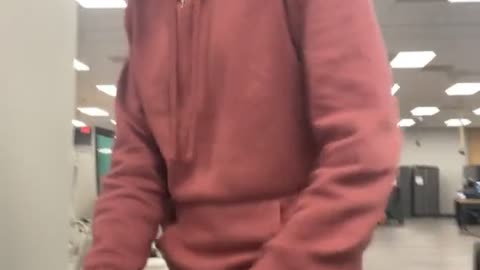 Student at University of North Texas is not happy students are printing flyers for a conservative club