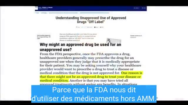 DR. MCCULLOUGH: CHERS CONFRÈRES IL VA Y AVOIR UN PRIX A PAYER ET VOUS DEVREZ LE PAYER !!!