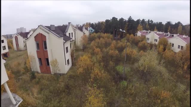 Drone Captures Destitute And Abandoned Russian Village