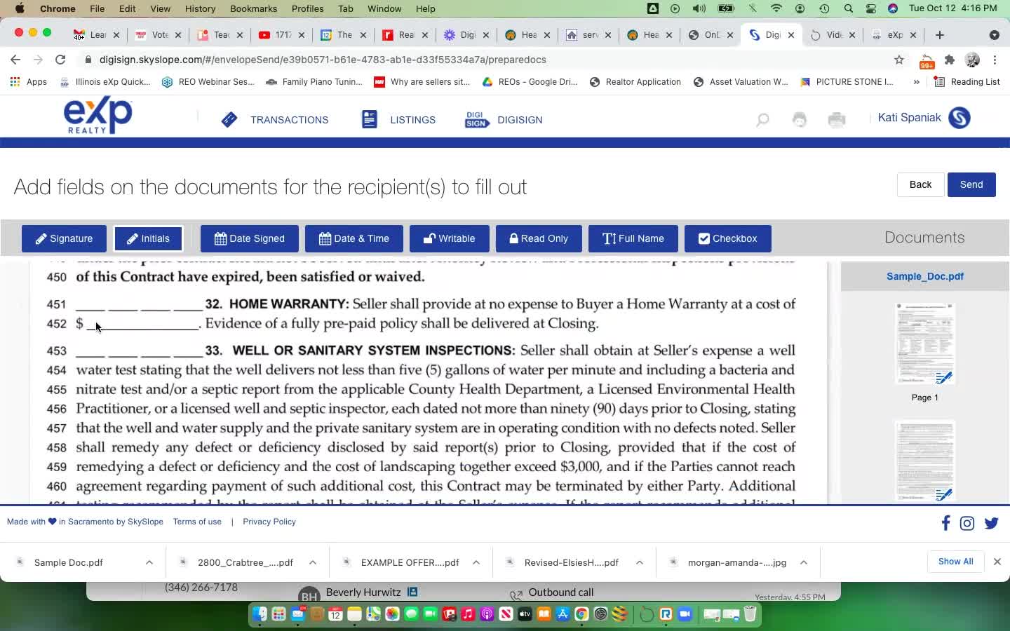 DigiSign - How to Send an Offer to Be Signed