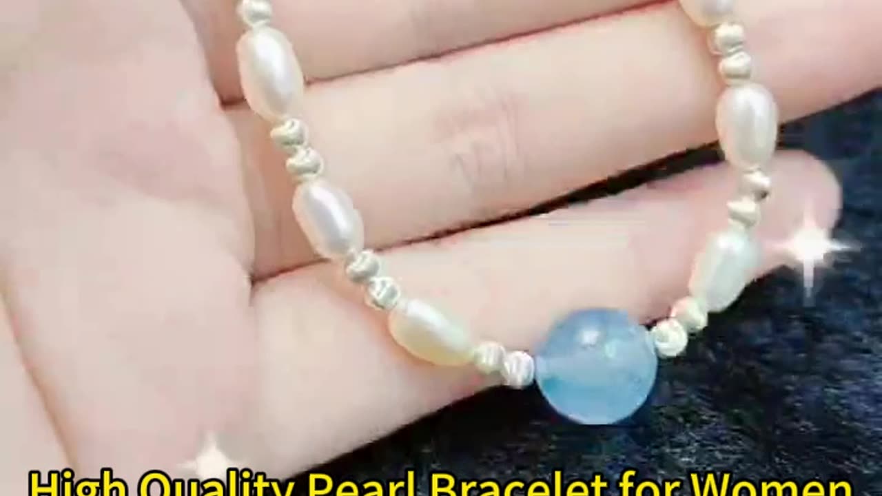 GN-20241023-04 High Quality Pearl Bracelet for Women with S925 Silver Delicate Bracelet Jewelry