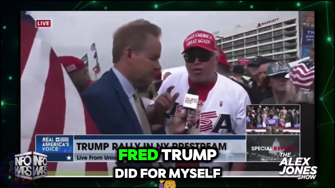 Man tell a story about what Fred Trump did for his family when his Dad died.