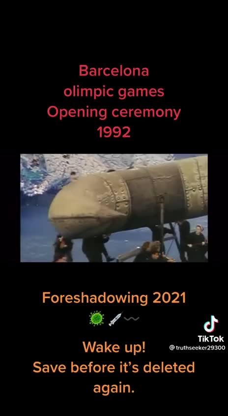 PLANDEMIC -We need to go back and look at all of the past. Opening Ceremonies 1992