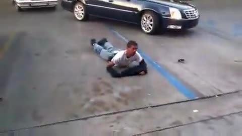 The thug will never beat the Redneck in a fair fight! Get some!