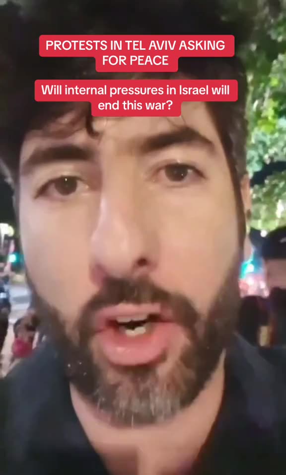 PROTEST IN TEL AVIV ASKING FOR PEACE