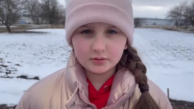 Episode #85 Cute Girl Is Slogan GO PUTIN Viral Video