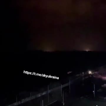 MLRS impacting near Kharkiv