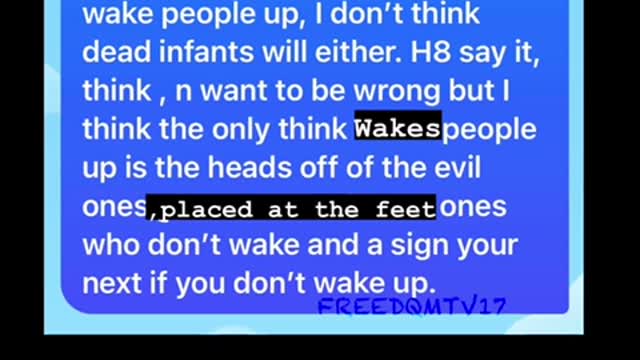 They want to vaccinate and poison babies