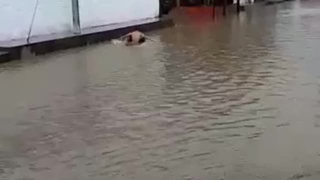 Un fuerte aguacero generó temor en El Playón, Santander