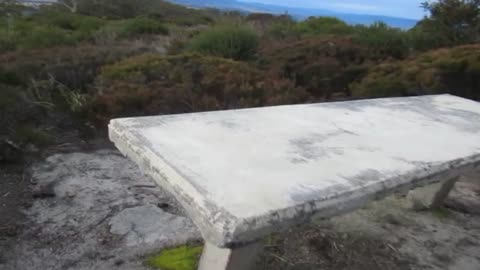 Abandoned tables at lookout - Outside Adventures